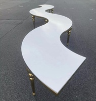 Table Ronde Moderne en Acier Inoxydable avec Plateau en Verre Trempé pour Hôtels et Mariages – Vente Directe Usine