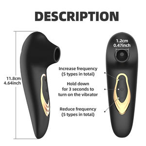 AV tongkat pijat getaran Kecantikan Produk dewasa pribadi wanita Vibrator hisap sensitif Hot Licking - Product Image 3