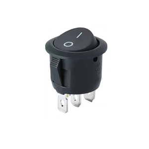 <strong>2</strong> <strong>Way</strong> 10A 250V Green Industrial <strong>Push</strong> <strong>Button</strong> Rocker <strong>Switch</strong> Blue Lamp On/Off Function - Product Image 5