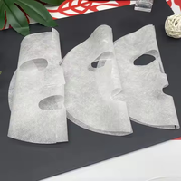 Masque facial en papier coréen doux et absorbant 100 % coton biologique 40 GSM de qualité supérieure de Super Factory pour les soins naturels de la peau