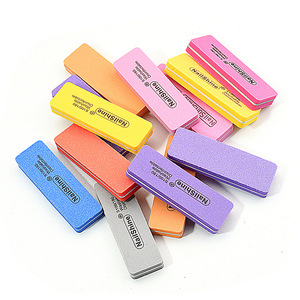 Mini Lima de Uñas Rectangular de Esponja, Doble Cara, con Color, para Pulir y Lijar, Elástica, de EVA, Herramienta de Manicura para Salón - Product Image 3
