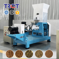 Machine extrudeuse d'aliments pour animaux de haute capacité, production de 1 tonne/h, machine à granulés pour aliments pour chiens, machine à granulés pour aliments pour bétail, pour ferme