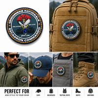 Patch personnalisé pour chapeau en PVC, logo 2D 3D sur mesure, badges en PVC souple, patchs thermocollants à scratch, patchs en PVC silicone caoutchouté