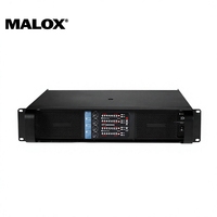 Amplificateur MALOX FP10000Q 10000W avec dissipateur thermique en cuivre, 4x1350W, 4 canaux, stable à 2 ohms, haute puissance, pour enceintes Line Array et subwoofers.