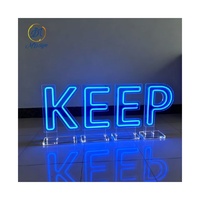 Letrero Luminoso LED Acrílico de Neón para Decoración de Eventos de Boda, Letrero de Letras de Neón Gigante Programable de 3 y 4 Pies para Suministros de Fiesta
