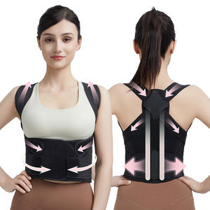 पीठ दर्द मुद्रा सुधार के लिए शुद्ध काला एर्गोनोमिक मुद्रा सुधार के लिए - Product Image 1