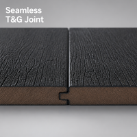 Panneaux muraux en teck carbonisé Shou Sugi Ban, revêtement en bois carbonisé T&G, taille personnalisée, Tectona Grandis pour bardage architectural