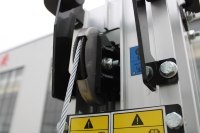Chariot élévateur manuel compact et portable VSM, capacité de levage de 0,8 m, largeur étroite, transpalette hydraulique pour allées étroites AML3