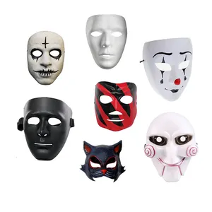 Maschere per il viso in pvc personalizzate maschere in maschera di plastica maschere per feste di halloween di natale