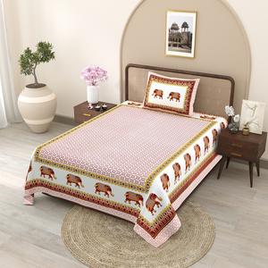 Nouvelles draps plats personnalisés HEAVENBIRDS imprimés d'animaux, 1 housse de coussin, ensemble de 300 fils, 100% coton, style nature écologique - Product Image 2