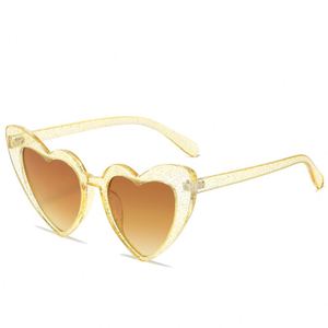 Gafas de Sol QM Coloridas 2024 con Forma de Corazón, Gafas de Sol Retro para Mujer, Gafas de Fiesta - Product Image 2