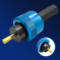 Stuka tempat alat bubut, batang lurus 8.0mm heksagonal Squareal putar pegangan pukulan C16/C20/C22/C25/C32 untuk mesin bubut