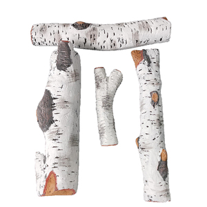 6pcs Marble Modern Design Gas <strong>Fireplace</strong> Stove Decorative <strong>Logs</strong> - Product Image 4