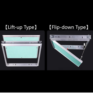 Papan gipsum, eternit, plafon Drywall, penutup pemeliharaan AC aluminium Panel akses tersembunyi - Product Image 3