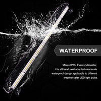 Luces estroboscópicas de emergencia para LED-318-6led, barra de luz estroboscópica de emergencia para techo, advertencia de tráfico, color ámbar/blanco