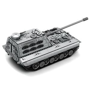 Building Block Tank Model 1:35 Scale Construction Toy for Ages 8-13 Unisex Plastic <b>ABS</b> Kit Transportation Theme - Product Image 6