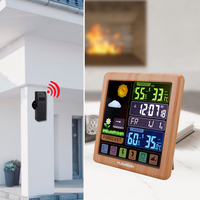 Horloge murale numérique LED tactile colorée pour la maison, utilisation en intérieur, design européen