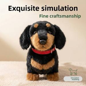Peluche <span class=keywords><strong>chien</strong></span> teckel adorable, jouet en peluche <span class=keywords><strong>de</strong></span> haute qualité, mignon <span class=keywords><strong>chien</strong></span> saucisse, cadeau pour filles et enfants - Product Image 3