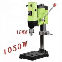 Taladro de Banco REALMAX 580/1050W con Velocidad Ajustable, Soporte para Taladro de Banco, Mesa para Router, 220V, Pantalla Digital