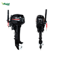 Moteur hors-bord AIQIDI refroidi par air, 2 temps, 9,9 CV, 15 CV, 18 CV, moteur de bateau marin