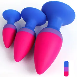 Soft Full Silicone Anal Beads Plug Big Unisex S-L Butt Plugs With Strong Sucker Stimulation Anal Dilator Butt Plug Sex Toys