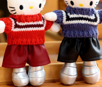 Nouveaux produits 2026 : Mini pull Moru pour poupée Kt Labu, vêtements pour poupée en peluche de 10 cm à moins d'un dollar, 07