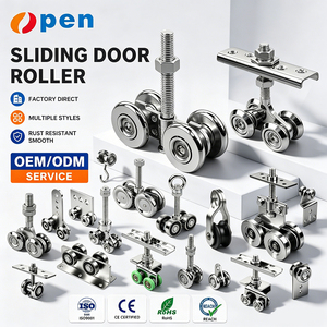 <span class=keywords><strong>Rail</strong></span> moderne à double roue en acier <span class=keywords><strong>pour</strong></span> usage hôtelier, roulement coulissant argenté <span class=keywords><strong>pour</strong></span> <span class=keywords><strong>porte</strong></span> de grange, <span class=keywords><strong>chariot</strong></span> à roulettes suspendu, excellent - Product Image 2