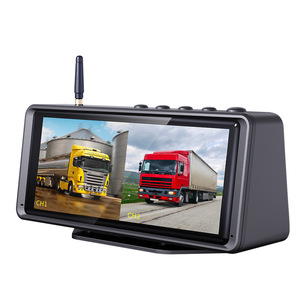 Monitor inalámbrico de doble canal de 10 pulgadas y 1080p con altavoz Bluetooth para camiones y furgonetas, ayuda para la marcha atrás. - Product Image 1