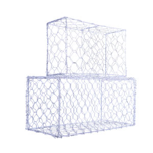 Üretici galvanizli çelik dokuma Gabion sepet kutusu 2m x 1m x 1m Gabion taş kafes satılık - Product Image 1