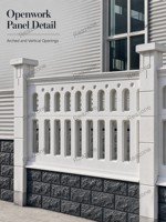 Kit de moules préfabriqués pour clôture en béton ventilé, moule pour panneau mural ajouré pour la production de clôtures préfabriquées