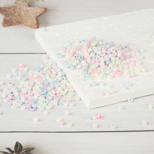 JLT Crystal Wholesale 3mm Mixed Color Frost Seed <b>Beads</b> Opaque Matte Glass <b>Beads</b> for <b>Bracelet</b> and Jewelry Making - Product Image 3