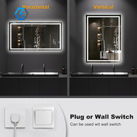 Nouveau design personnalisé miroir intelligent Morden classique lumière LED