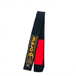Ceintures de BJJ en tissu perlé de qualité supérieure, légères et performantes, en coton/polyester, unisexes, équipement d'entraînement d'arts martiaux, neuves - Product Image 4