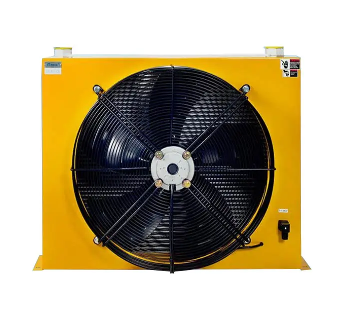 Çin fabrika sağlanan en kaliteli istikrarlı çalışma HAVA SOĞUTUCU Fan yaprakları yayıcı, hidrolik yağ soğutucu 26V Fan