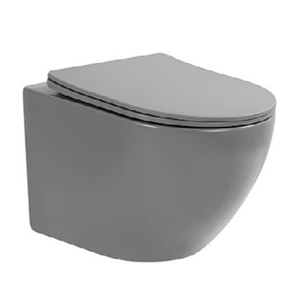 Inodoro <span class=keywords><strong>de</strong></span> Cerámica Suspendido en Pared, con Descarga <span class=keywords><strong>de</strong></span> Tornado <span class=keywords><strong>de</strong></span> <span class=keywords><strong>Concreto</strong></span> y Fácil Limpieza, para Baños o Proyectos Hoteleros, Gran Venta - Product Image 1