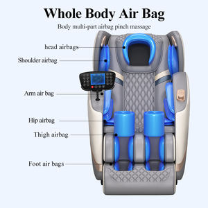 Leercon High Quality Günstige Neue Zero Gravity <span class=keywords><strong>Negative</strong></span> <span class=keywords><strong>Ion</strong></span> Ganzkörper Shiatsu Elektro <span class=keywords><strong>massage</strong></span> Bürostuhl mit Waden rolle - Product Image 4