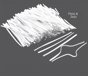 Bande à nez en plastique PE plat, 3MM, <span class=keywords><strong>fil</strong></span> Flexible <span class=keywords><strong>de</strong></span> haute qualité, <span class=keywords><strong>blanc</strong></span> PE, 1 pièce - Product Image 1