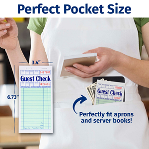 Blocco per ordini di <span class=keywords><strong>ricevute</strong></span> del ristorante personalizzato Kingcolor - Product Image 2