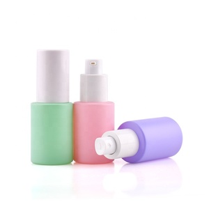 Venta al por mayor 15ml 30ml 40ml <span class=keywords><strong>Color</strong></span> <span class=keywords><strong>Pastel</strong></span> Rosa Azul Púrpura Rojo Marrón Esencia Aceite Cuidado DE LA PIEL Suero Frasco cuentagotas de vidrio - Product Image 5