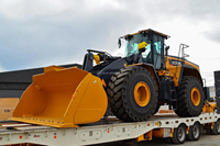 Engins de terrassement Chargeur sur pneus diesel XC998 9Ton avec chargeur frontal à godet de 5,4cbm avec pièces de rechange