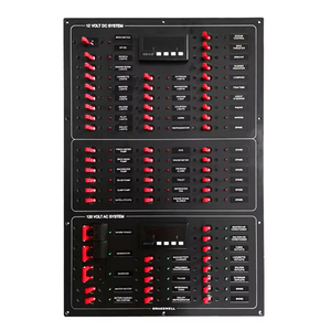 Genuine Marine <strong>AC</strong>/DC 12V 220V 240V Customized Boat <strong>Switch</strong> <strong>Panel</strong> Marine Circuit Breaker Electrical <strong>Control</strong> Distribution <strong>Panel</strong> - Product Image 1