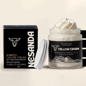 NESANDA Crème de suif fouettée 100% Huile d'amande nourrie à l'herbe Crèmes pour le visage et le corps Hydratant Crèmes de suif de boeuf naturel Marque privée - Product Image 4