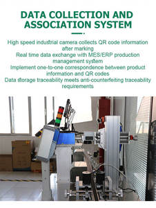 Machine de marquage entièrement automatique pour l'intérieur et l'extérieur des bouteilles, avec lecture automatique du code et association des données, système de traçabilité un article un code - Product Image 3
