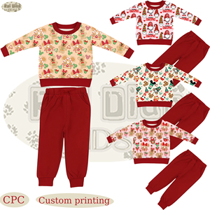 Ensemble <span class=keywords><strong>de</strong></span> jogging décontracté pour filles et garçons Ruidian, vêtements <span class=keywords><strong>de</strong></span> boutique rouges à manches longues, cadeau <span class=keywords><strong>de</strong></span> Noël, tenue à motifs imprimés, ensemble <span class=keywords><strong>de</strong></span> sweat-shirts confortables - Product Image 3