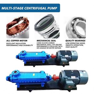 Pompe centrifuge multi-étages horizontale CZME, pompe de surpression d'eau en acier inoxydable haute pression pour l'alimentation en eau industrielle - Product Image 2