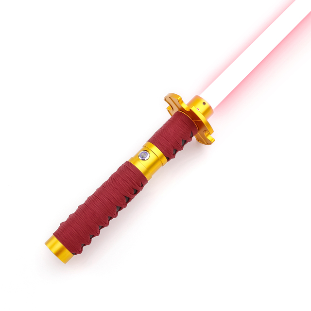 TXQSABER Katana Metal Hilt Infinite Colors Blaster Smooth Swing SNV4PRO Lightsaber Rechargeable Battery Multiple Functions Toy
