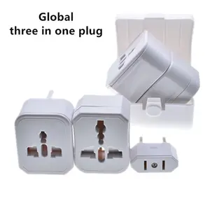 Universal Travel Adapter World Travel Power Adapter Versatile Adapter For UK/US/EU/AU 150+ Countries Plug 3 In 1