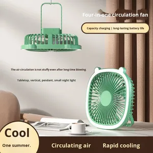 <span class=keywords><strong>Ventilateur</strong></span> de <span class=keywords><strong>plafond</strong></span> multifonctionnel, petit <span class=keywords><strong>ventilateur</strong></span> USB à piles, <span class=keywords><strong>silencieux</strong></span>, vent puissant, lumière nocturne 4 en 1, mini <span class=keywords><strong>ventilateur</strong></span> mural pour dortoir - Product Image 2