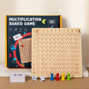 Gioco da Tavolo per la Memorizzazione della Tabella di Moltiplicazione 9x9 per Studenti delle Scuole Elementari, Strumento Didattico per l'Apprendimento della Matematica - Product Image 2