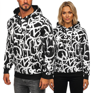 Sudaderas de punto unisex al por mayor, impermeables, transpirables, ecológicas, para otoño, con mangas regulares, de algodón, con capucha. - Product Image 1